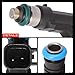 A-Premium Fuel Injectors Compatible with Jeep Grand Cherokee, Liberty & Dodge Ram 1500, Durango, Nitro, Dakota & Ram 1500, Dakota & Mitsubishi Raider, V6 3.7L, Set of 6, Replace# 0280158020
