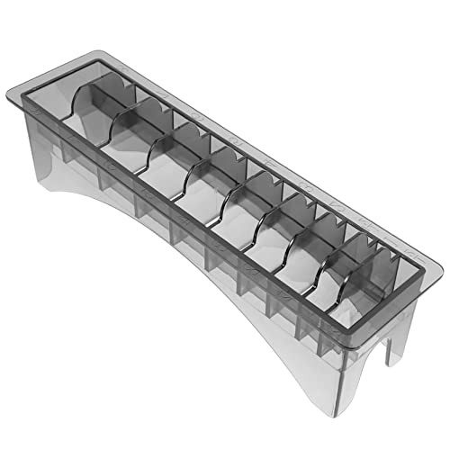 OUNONA Clipper Guard Holder Plastic Clipper Comb Storage Case for Barbershop Home Use Hair Styling Tool Accessories Organize Your Hair Cutting Guides