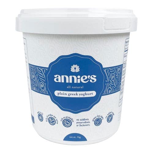 Annies All Natural Greek Yoghurt - Plain 1kg (1 pot)