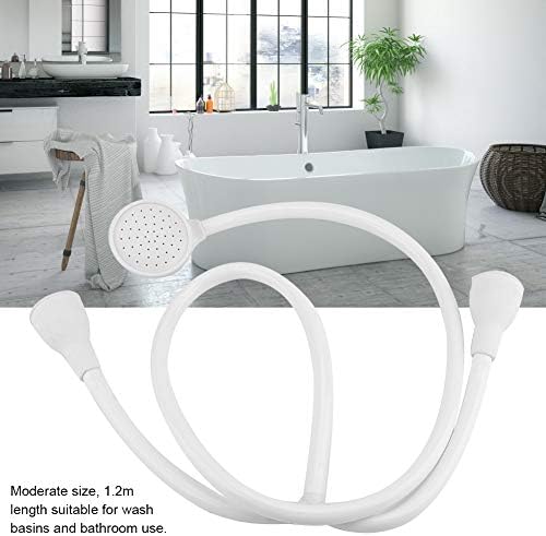 Shower Head,Double Tap Push On Bath Shower Hose Hairdresser Shampoo Spray Pet for Home Hotel