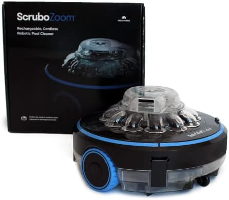 Scrubo Zoom Automatic Pool Cleaner, Cordless Rechargeable Battery Powered, Swimming Pool Cleaner for Aboveground Pools