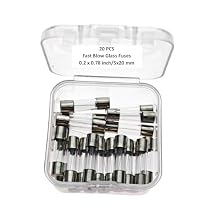 Carbon-14 200A, 200A Fuse, 200A250V, F200A250V Fuse, F200A Fuse, F200A Fuses, 200MA Fuse, F200MA Fuse, 200A Fast Blow Fuse, 200A Glass Quick Fast Blow Fuse, 5 * 20mm20pcs