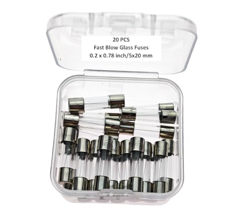 Fusible 4A 250V à fusion rapide en verre Carbon-14 pour protection de circuit