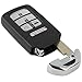 KEYALL 2 Pack 5 buttons Remote Control Car Key Fob 2014-2017 Fit for Honda Civic 1.5L,2014-2015 Fit for Honda Civic 1.8L KR5V2X,72147TBAA11,72147TBAA12