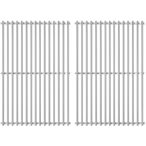 GGC Stainless Steel Grill Grates for Weber Spirit&Spirit II 300 Series, 17.5