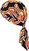fashionchimp ® Zandana aus 100% Baumwolle, Bandana-Kopftuch, Bikertuch, bedruckt mit Muster (Flammen)