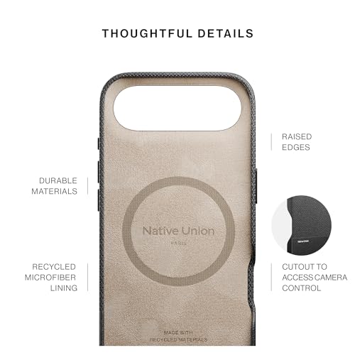 Coque iPhone Air compatible MagSafe Native Union protection antichute recyclée