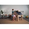 Avenlur Indoor Montessori Wooden and Waldorf Style Playhouse for Toddlers with Double Chalkboard Roof. Sturdy Play Set Structure for Children and Kids ECC Early Childhood Day Care, Preschool Playroom
