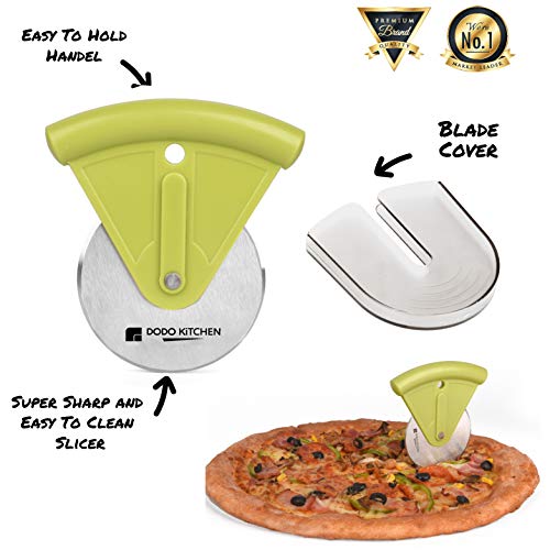 Dodo Kitchen Cooking Scissors – Stainless-Steel Food Scissors – Kitchen Scissors For Meat, Vegetables And Herbs – Multifunctional Shears With Blade Cover And Pizza Slicer – Heavy Duty Meat Shears #TOP3