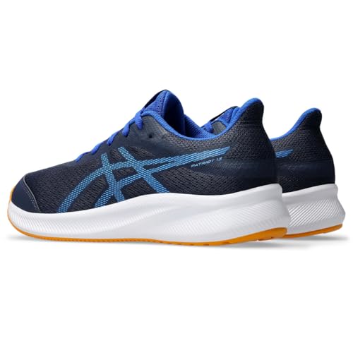 Asics Unisex Para CriançA. 1014A267 Sapatilhas Patriot 13 Gs Azul-Marinho (39.5), Plano, CordãO, Esportivo, Multisport, Moda Infantil - 2