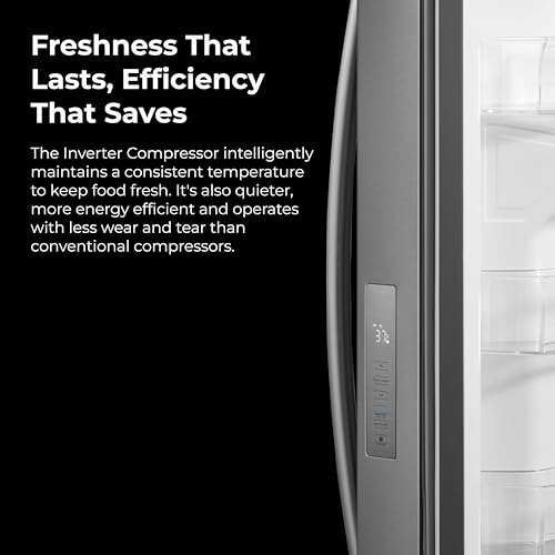 Kenmore 4675625 36" French Door Refrigerator with Freezer Accela Chill, Adjustable Shelving, Dual Evaporator, Energy Star Certified, 28.6 cu. ft. Capacity, Fingerprint Resistant Stainless Steel on Fridge.com