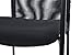 OFM ESS Collection Mesh Back Upholstered Side Chair, with Arms, Black