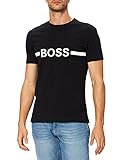 Escote: cuello redondo BOSS T-Shirt RN Slim Fit Camiseta, Black 1, M para Hombre