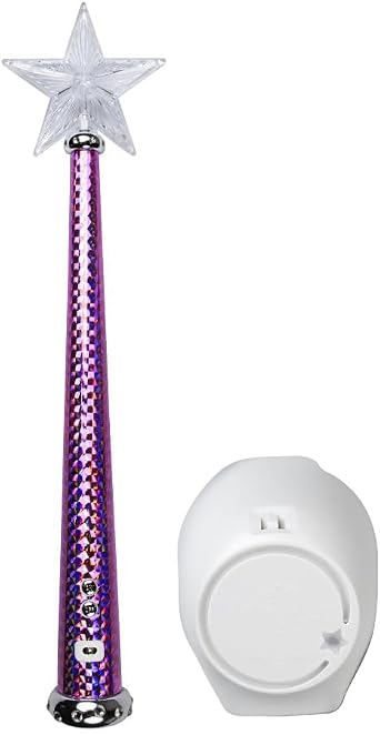 The Original Magic Light Wand Wireless Light Wand Remote with Sound, Light Modes & Plug-in Receiver Kid-Friendly Wand in 6 Colors Pink