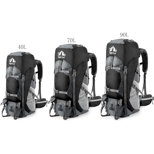 Night Cat Wanderrucksack 70 Liter für Trekking und Outdoor-Aktivitäten