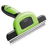 Bonve Pet Grooming Brush, Upgrade Pet Deshedding Tool for Dogs & Cats Effectively Reduces Shedding b