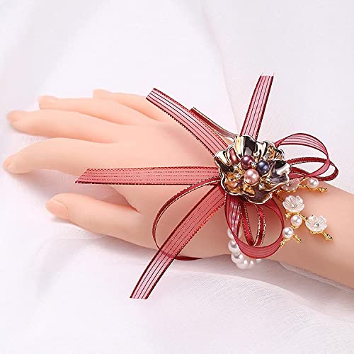 Corsage de poignet et boutonnière de mariage fleur E - 2