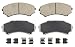 Wagner ThermoQuiet QC867 Ceramic Disc Pad Set With Installation Hardware, Front