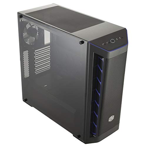 GABINETE MASTERBOX MB511 MID TOWER PRETO com AZUL - MCB-B511D-KANN-S03, Cooler Master