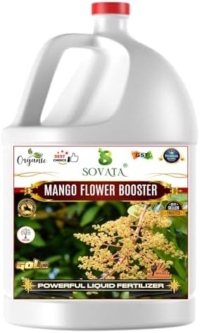 Mango Flower Booster, Essential Organic Powerful Liquid Fertilizer for Fast Growth and Heavy Flowering of Mango Plants. (1000 ml)