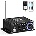 Produktbild Wireless Audio Amplifier Spitzenleistung 50W, Moukey Audio Leistung Verstärker Dual Kanal Audio Stereo Receiver USB AUX FM für Heimlautsprecher PC Handy TV CD DVD, MAMP2 mit Fernbedienung