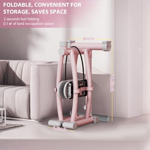 Image of Ski Machine Exercise Equipment, Foldable Ski Trainer, Adjustable Leg Ski Simulator Machine Durable Upgraded Leg Workout Equipment Hip Trainer, Pelvic Floor Trainer Woman Ski Exercise Machine for Home