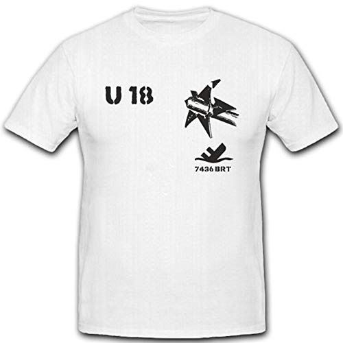 T-shirt U Boot 18 Bataille Neige Armoiries Sous-Marin 5XL