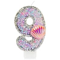 Bougies d'anniversaire en forme de fleur, numéro 3 bougies avec abeille pour gâteau, décorations de 3e anniversaire pour filles, bougies d' anniversaire jaunes à paillettes, décorations de bougies de