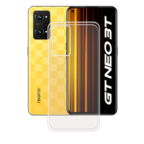 DQG Funda para Realme GT Neo 3T, Transparente Flexible Carcasa Shell Ultra Slim Suave TPU Silicona Cover Gel Tapa Caso Case para (6.62')