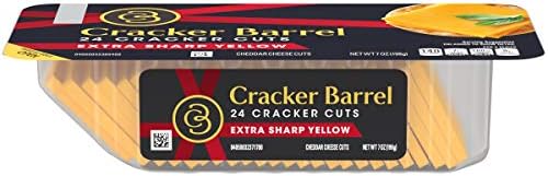 Cracker Barrel Extra Sharp Cheddar Cheese Slices (24 Slices)
