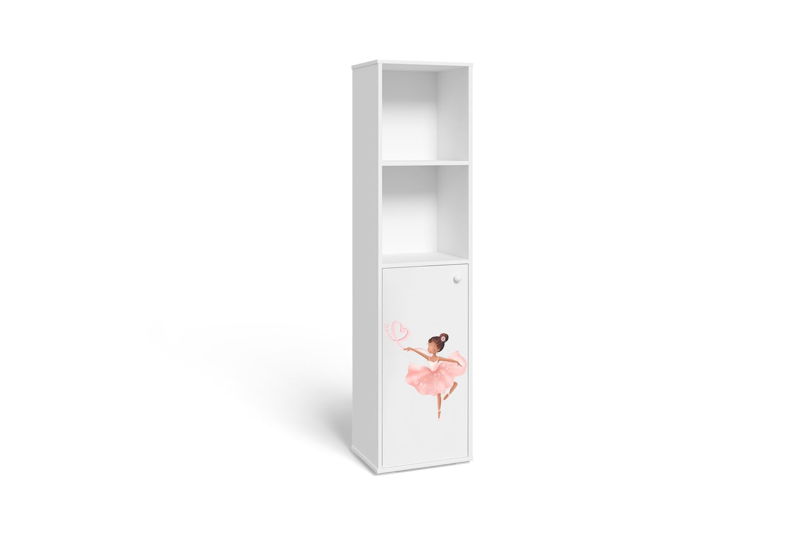 KOBI Scaffale per bambini PIXY bianco 162x40 cm