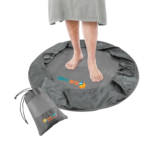 SUN CUBE Gray 30" Surf Dry Bag Mat