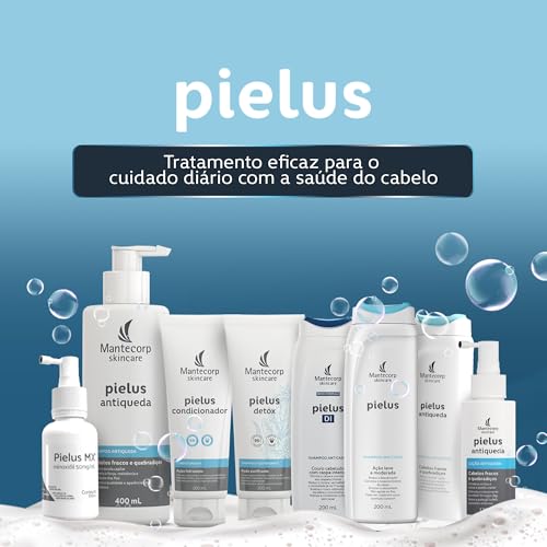 MANTECORP - Creme de Limpeza 2 em 1 Pielus Sensi - Hidratação e Limpeza Profunda do Couro Cabeludo,