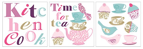 Fine Decor FDS0886 Fun4Wall Stickers, Kitchen Wall Decals by Fine Decor