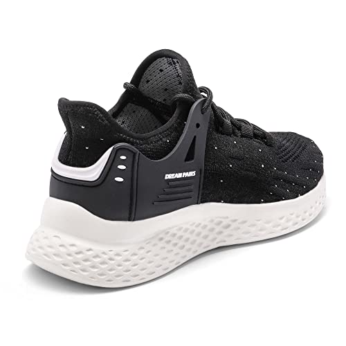 Dream Pairs Sneakers For Women, Cushioned Non Slip Walking Shoes - Breathable Knitted Upper - Lightweight Soft Tennis Gym Workout Nurse Golf Athletic Shoes, Black, Size 10 Sdws2215W #TOP3