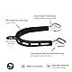 Sprenger Sporen Comfort Roller I Reitsporen Edelstahl rostfrei, Pferde Radsporen 25 mm abgerundet