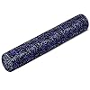 Yes4All High Density Foam Roller for Back, Variety of Sizes & Colors for Yoga, Pilates – Blue Speckled – 36 Inches