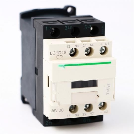 Contacteur CC LC1D18CD 18A 36V DC relais tripolaire 3NO pour armoire électrique