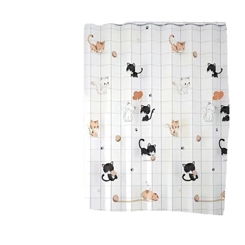 Rideau de douche PEVA opaque de qualité supérieure imperméable 180x200 - 2