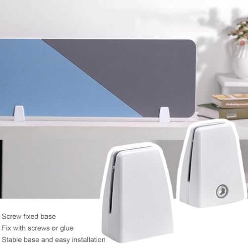 Cloison de bureau bleue anti-distraction de 99,9 cm pour préserver l'intimité