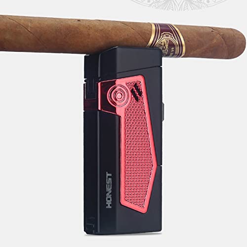 Encendedor Quad Jet Flame Recargable Butano Negro miniatura 2