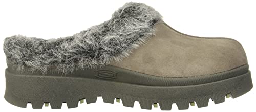 Skechers Women's Fortress Clog Slipper, Charcoal, 8.5 M Us #TOP5