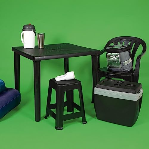 Mesa Mor 15151401 Plastica Quadrada Desmontável