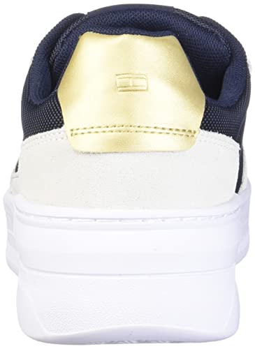 Baskets Tommy Hilfiger BASKET SNEAKER WITH WEBBING GOLD pour Femme - vue 4