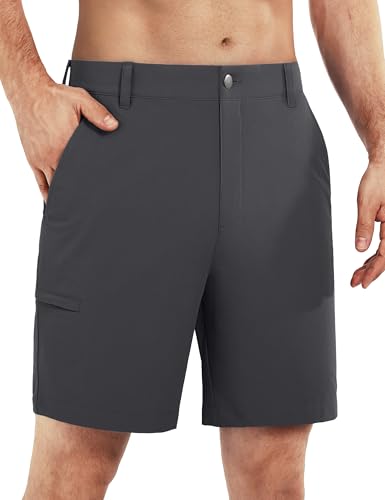 Men's Golf Shorts 7"/ 10" Stretch Quick Dry Water Resistant Dress Casual Shorts with 6 Pockets Work Hiking Shorts