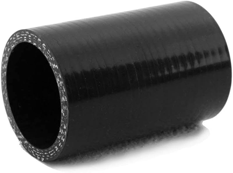 Mangote Reto de Silicone AotoKoop para Intercooler, 5,08 cm de Diâmetro Interno x 7,62 cm – Preto, 1 unidade