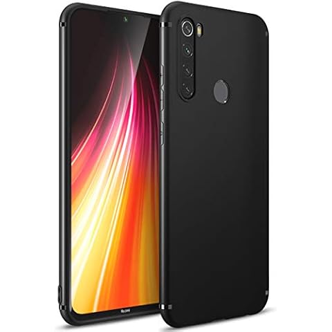 BENNALD Case for Xiaomi Redmi Note 8 Case, Thin Ultra-Slim Fit Matte Finish Flexible TPU Phone Case Cover Compatible for Xiaomi Redmi Note 8 - Black Cover