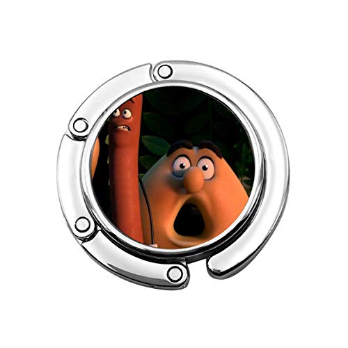 Preisvergleich Produktbild Faltbare Handtaschenhaken, 2er-Set Kleiderbügel, Tischaufhänger für Damen, Taschenaufbewahrung