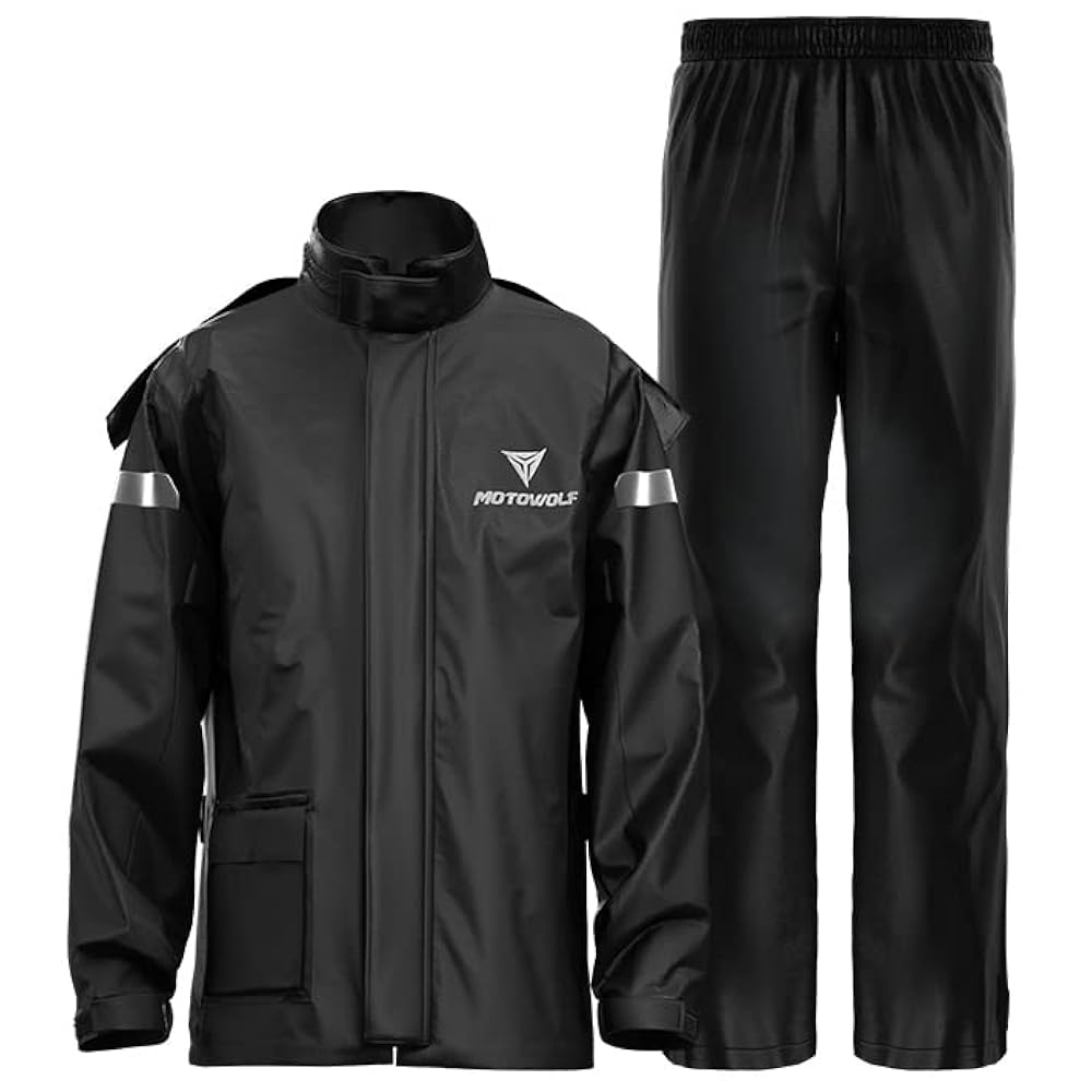 Amazon | [Motowolf] バイク用 バイク レインウェア レイン