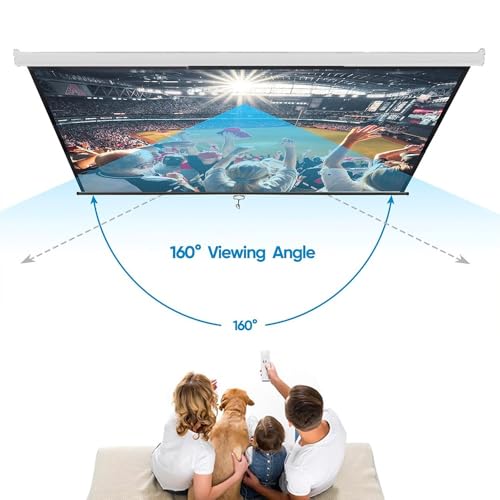 Pantalla Manual Retráctil para Proyector 60 pulgadas 16:9 miniatura 6